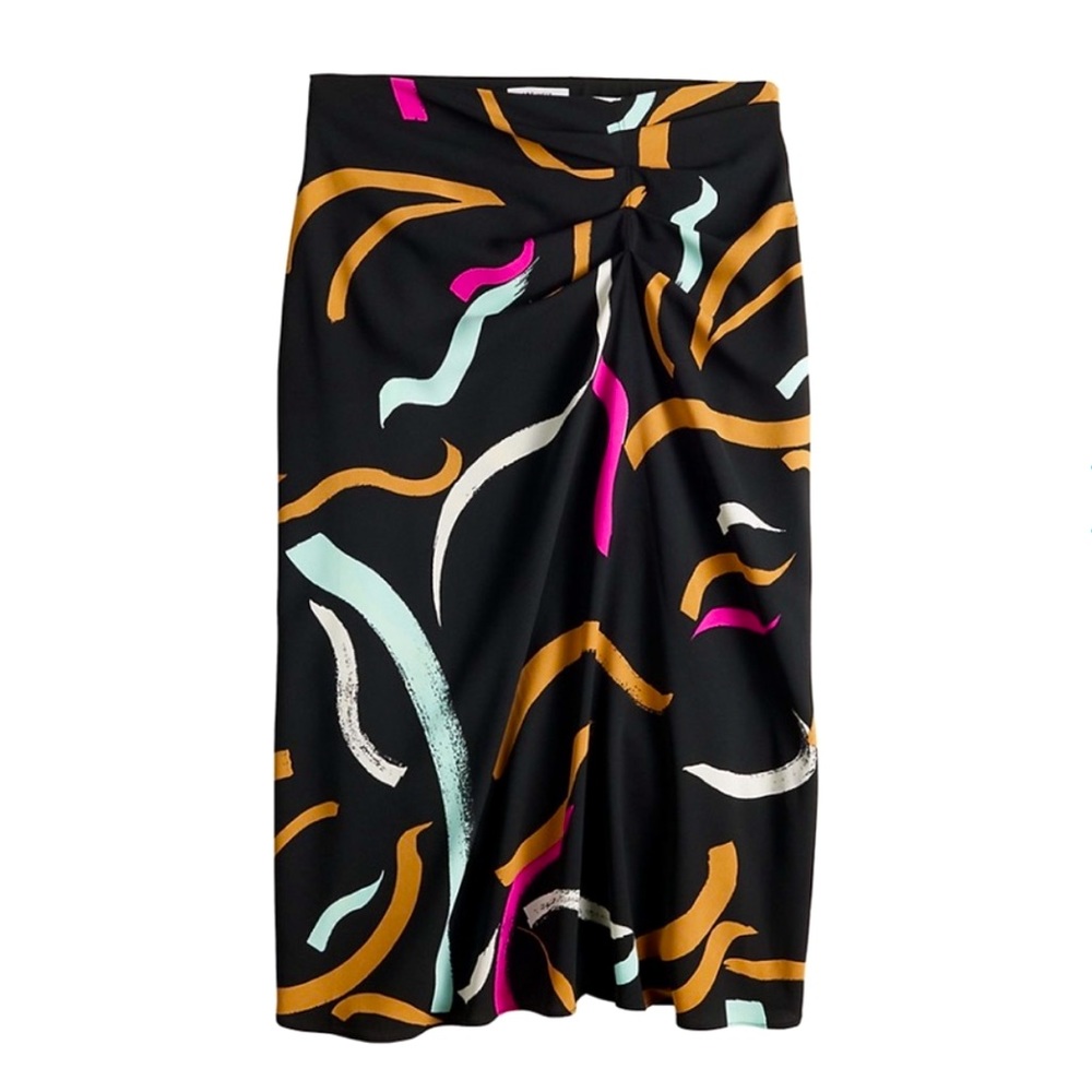 Nine West Ruched Midi Skirt